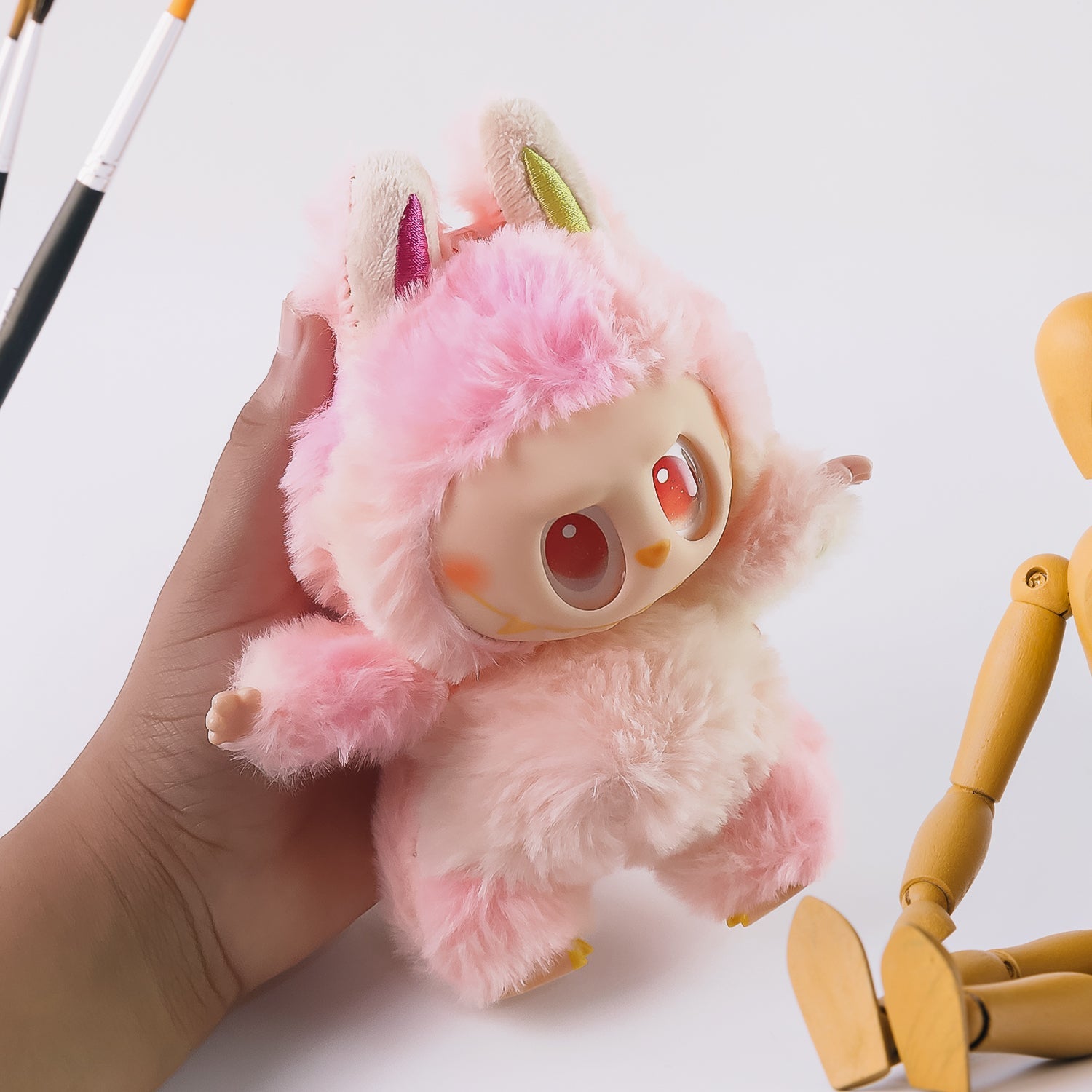 Pink Plush Toy Cartoon Keychain with Hook Colorful Animal Pink Have a Seat Vinyl Plush Blind Box (1 Pc) Pink Plush Toy Cartoon Keychain with Hook Colorful Animal Pink Have a Seat Vinyl Plush Blind Box (1 Pc)